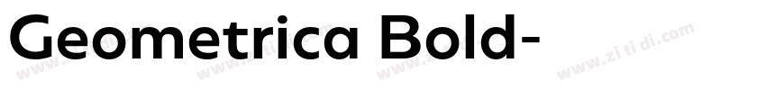 Geometrica Bold字体转换